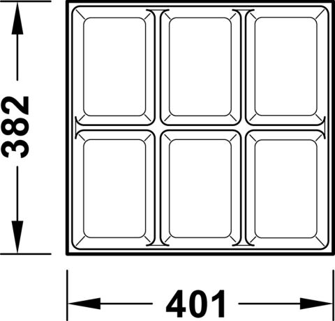 Alet düzenleyici, Hafele Matrix Pro Medical, 120 mm