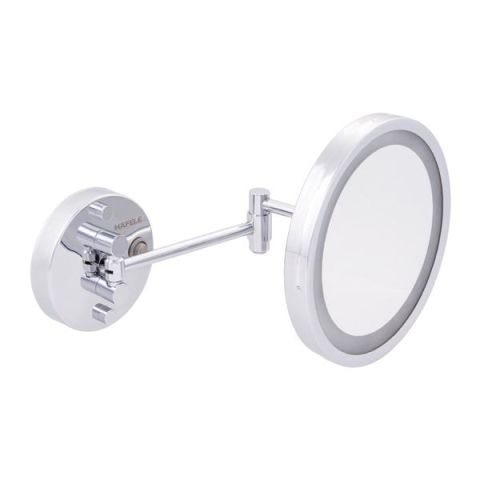 Hafele EMMY Makyaj Aynası Işıklı Yuvarlak Parlak Krom