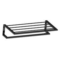 Hafele TOVE Raflı havluluk,köşeli,mat siyah