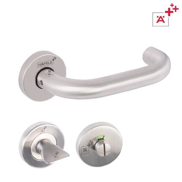 Hafele ROLAND PLUS Antimikrobiyal Kapı Kolu Seti,WC