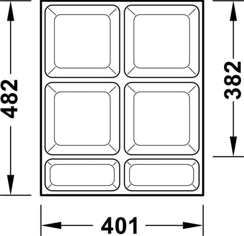 Alet düzenleyici, Hafele Matrix Pro Medical, 120 mm
