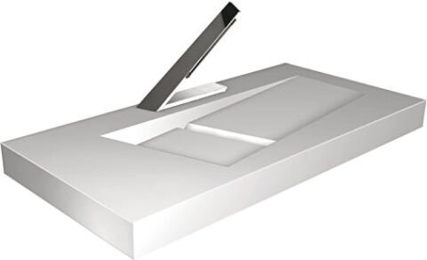Hafele LATRAVA Lavabo opak beyaz 90x45x8cm - 588.14.000