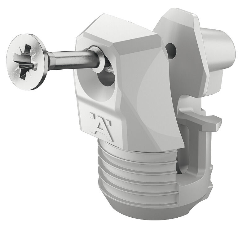 Häfele Arka panel bağlantı elemanı Ixconnect RPC S 15 mm Beyaz 260.09.765