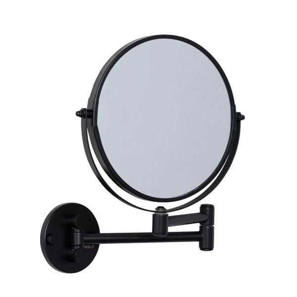 Hafele ANGIE Makyaj Aynası Yuvarlak Mat Siyah