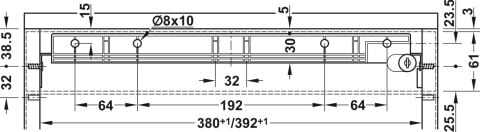 Hafele Kırtasiye haznesi, Varyant C/C+ için - 429.50.211