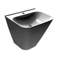 Hafele MONOLIT Lavabo,parlak beyaz,550x348mm