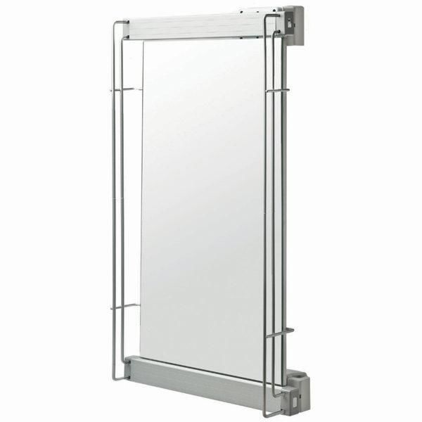 Hafele MIRAGE Ayna Raylı Beyaz/Krom Parlak 949mm