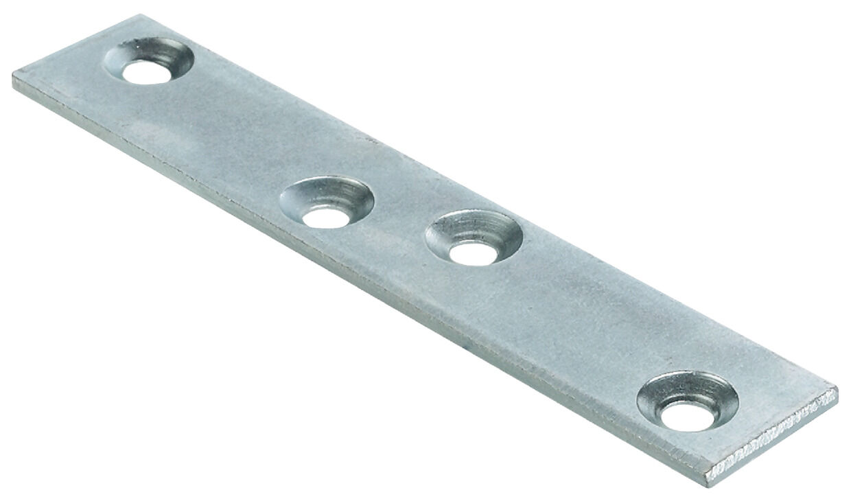 Häfele Bağlantı plakaları Çelik 4 vida delikli 80x15 mm 16 mm, 66 mm 260.20.020