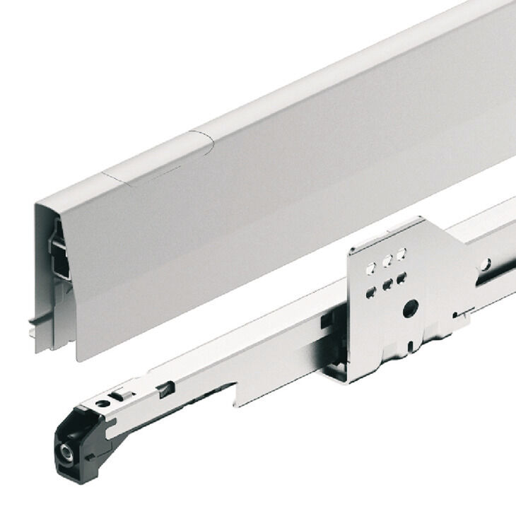 Häfele Matrix Box P Yuvarlak Bordürlü Çekmece Seti Gri 92x450 mm 35 kg 513.11.504