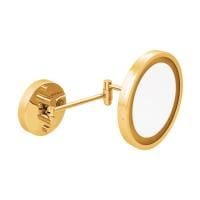 Hafele EMMY Makyaj Aynası Işıklı Yuvarlak Parlak Altın