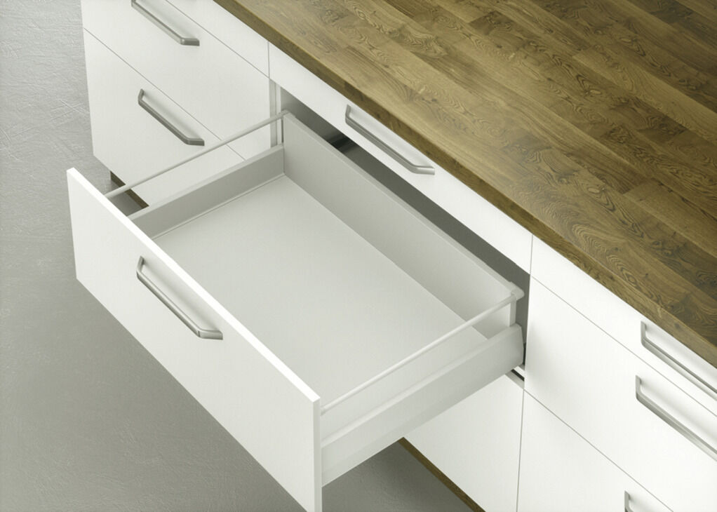 Häfele Matrix Box P Yuvarlak Bordürlü Çekmece Seti Antrasit 92x300 mm 35 kg 513.11.601