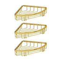 Hafele HOLK Üçlü köşe süngerlik, parlak altın