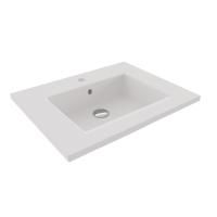 Hafele TIERRA 60 Lavabo, parlak beyaz,615x475mm