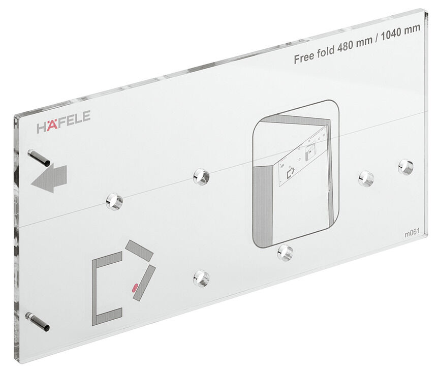 Häfele Free Fold - Delik mastarı 372.37.050