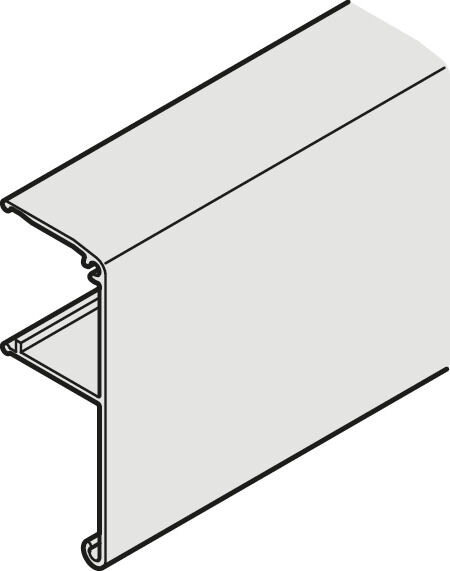Hafele Klipsli panel, taşıyıcı ray için - 940.43.260