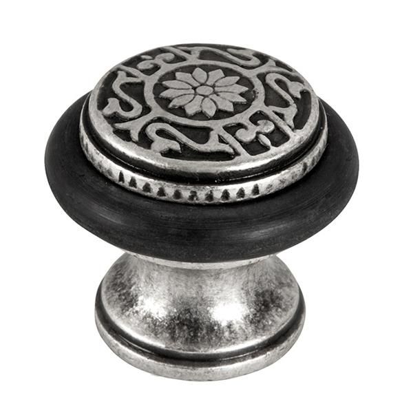 Hafele Kapı Stoperi Zemine Monte Vidalı Antik Gümüş 31x40mm