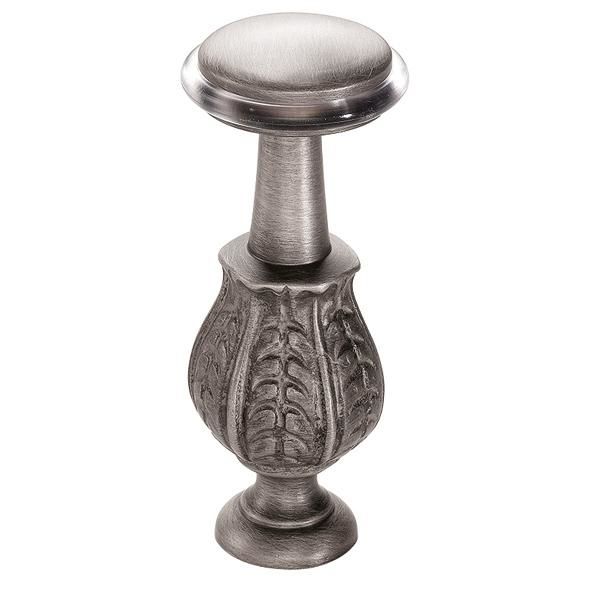 Hafele Kapı Stoperi Zemine Monte Vidalı Mat Nikel 65x45mm