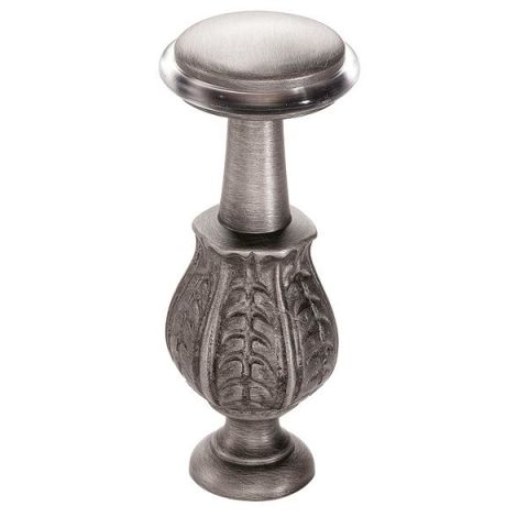 Hafele Kapı Stoperi Zemine Monte Vidalı Mat Nikel 65x45mm