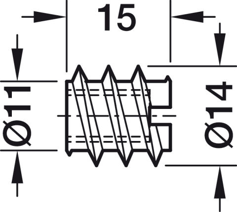 Häfele Ixconnect K 36/30 RTA bağlantı elemanı Çinko kaplama 262.11.012