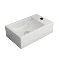 Hafele MOLLY Lavabo,par.beyaz,370x230mm,sağ