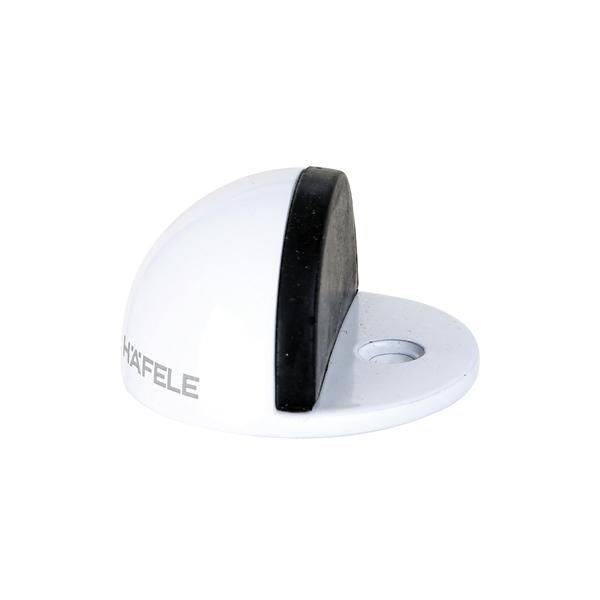 Hafele Kapı Stoperi Zemine Monte Vidalı Mat Beyaz 47x27mm
