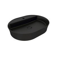 Hafele BONITA OB Lavabo, mat siyah, 600x450mm