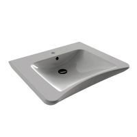 Hafele VITALEASE Lavabo, parlak beyaz, 650x560