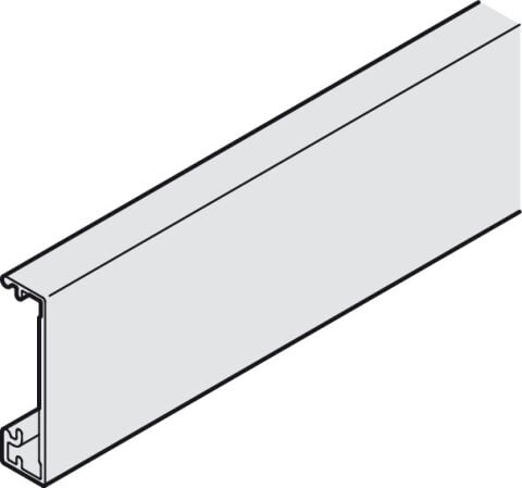 Hafele Klipsli panel, ahşap kapaklar için, yükseklik 38 mm