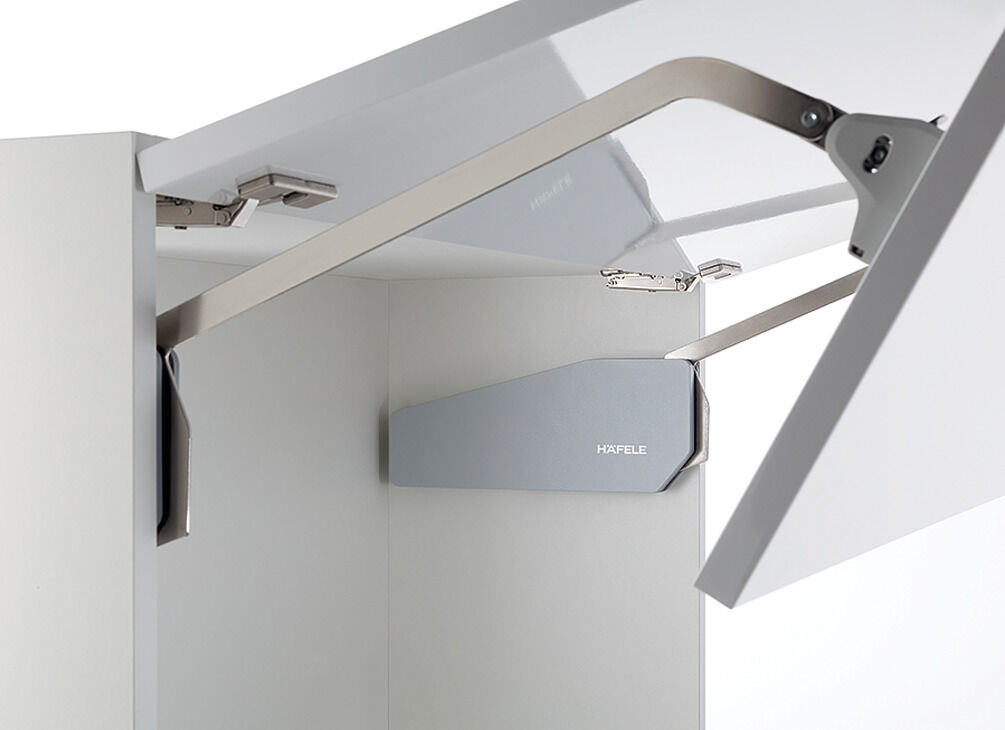 Häfele FREE FOLD Kalkar Katlanır Kapak Makası Makas 480–1,040 mm ≤20,9 kg Gri beyaz veya 372.37.462