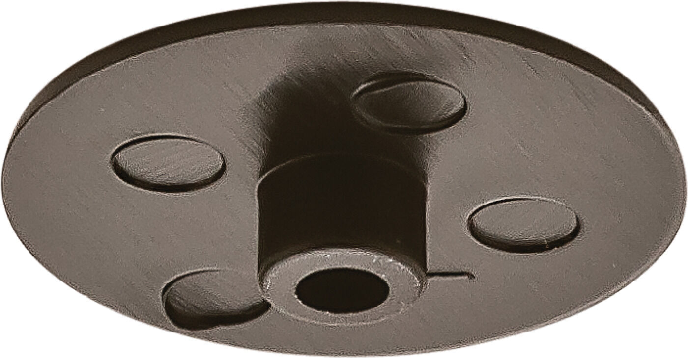 Häfele Minifix® 15 Sürgüsüz İçin Üst kapak 15 Mm 17 mm Siyah RAL 9005 262.24.359