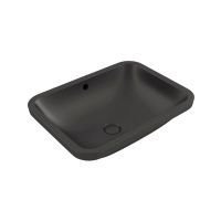 Hafele LORNA Lavabo,mat siyah,550x410mm