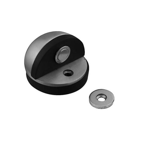 Hafele Mıknatıslı Kapı Stoperi Zemine Monte Vidalı Paslanmaz Çelik Mat 47x27mm