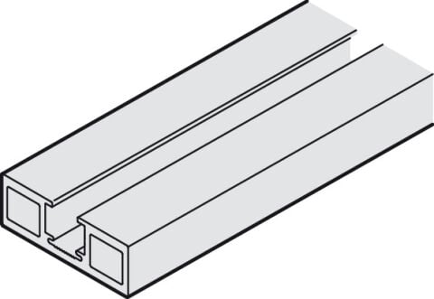 Hafele Klipsli panel, taşıyıcı ray için - 940.43.770