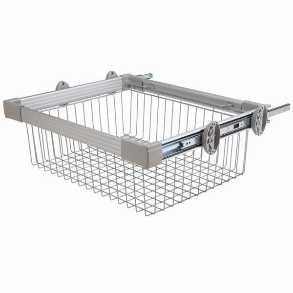 Hafele Optima Tel sepet,raylı gri 90cm