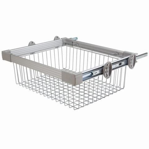 Hafele Optima Tel sepet,raylı gri 90cm