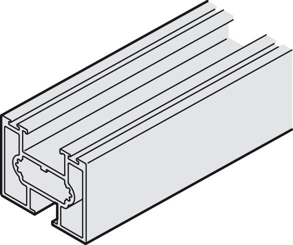Hafele Klipsli panel, taşıyıcı ray için - 940.43.772