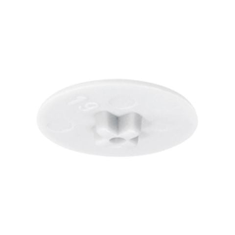 Hafele MINIFIX Kapak Beyaz 15mm 12-13mm