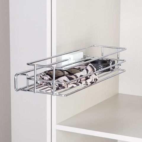 Hafele SELECT Tel sepet krom 210x470x95mm