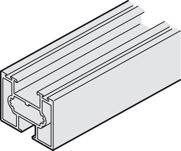 Hafele Klipsli panel, taşıyıcı ray için - 940.43.773