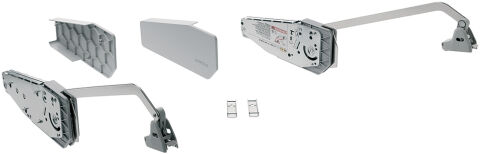 Häfele FREE FOLD Kalkar Katlanır Kapak Makası H4fo 770–840 mm 4,9–9,8 kg Gri 372.37.563
