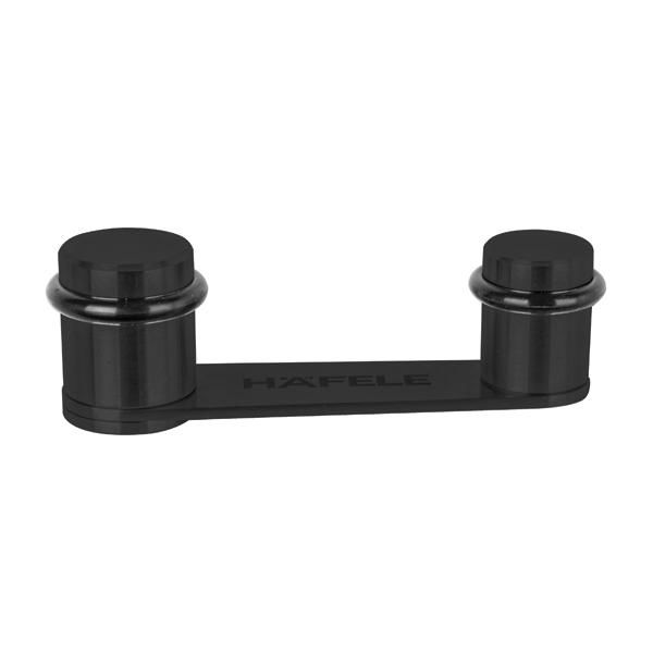 Hafele Durduruculu Kapı Stoperi Zemine Monte Vidalı Mat Siyah 120x33mm