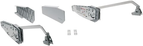 Häfele FREE FOLD Kalkar Katlanır Kapak Makası J5fo 910–970 mm 6,8–13,5 kg Gri 372.37.584