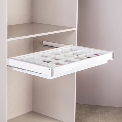 Hafele SELECT Bölmeli çekmece beyaz 90cm