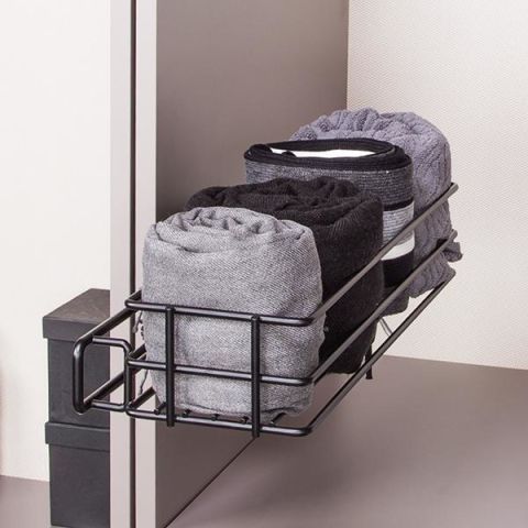 Hafele SELECT Tel sepet siyah 210x470x95mm