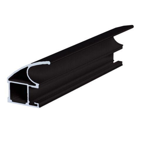 Hafele ADoor-10 handle prof, Black mat, 2.7mt - 944.07.506