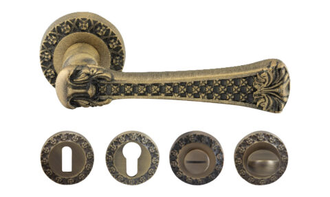 Kapı Kolu Seti, Hafele SARA, Zamak, Yuvarlak Rozet