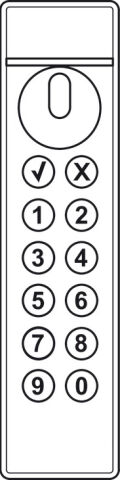 Hafele Pin-Code-lock SAFE-O-TRONIC - 231.98.009