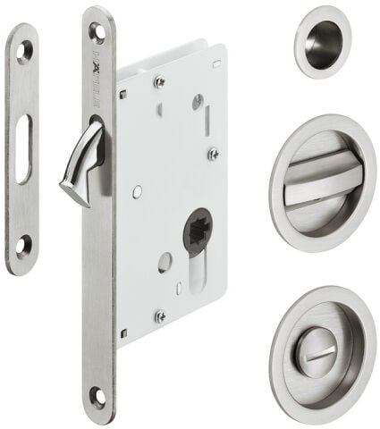 Hafele Sld.lock WC w/flush hdl.sat.50/R16 - 911.27.500
