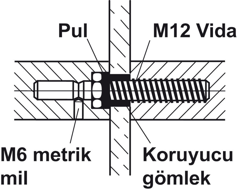 Häfele Bağlantı Elemanı - Çekme Kol 909.00.792