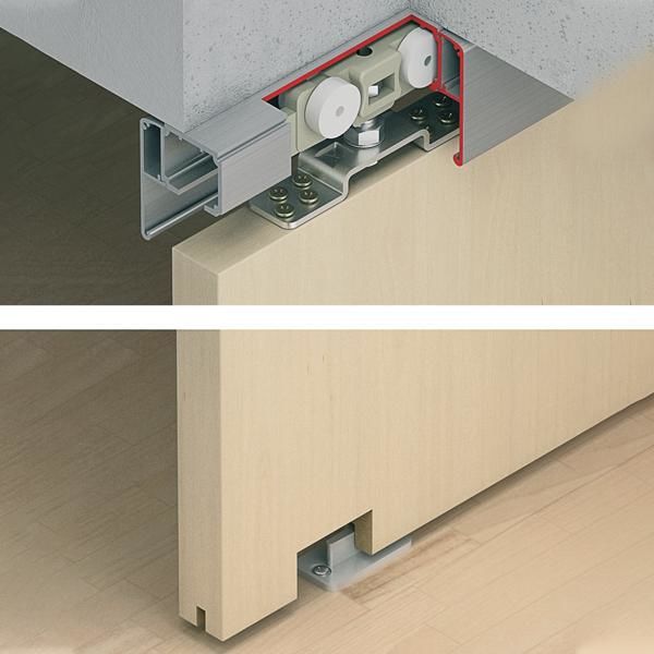 Hafele SLIDO D-Line11 Panel Klipsli Taşıyıcı Ray İçin 2000mm